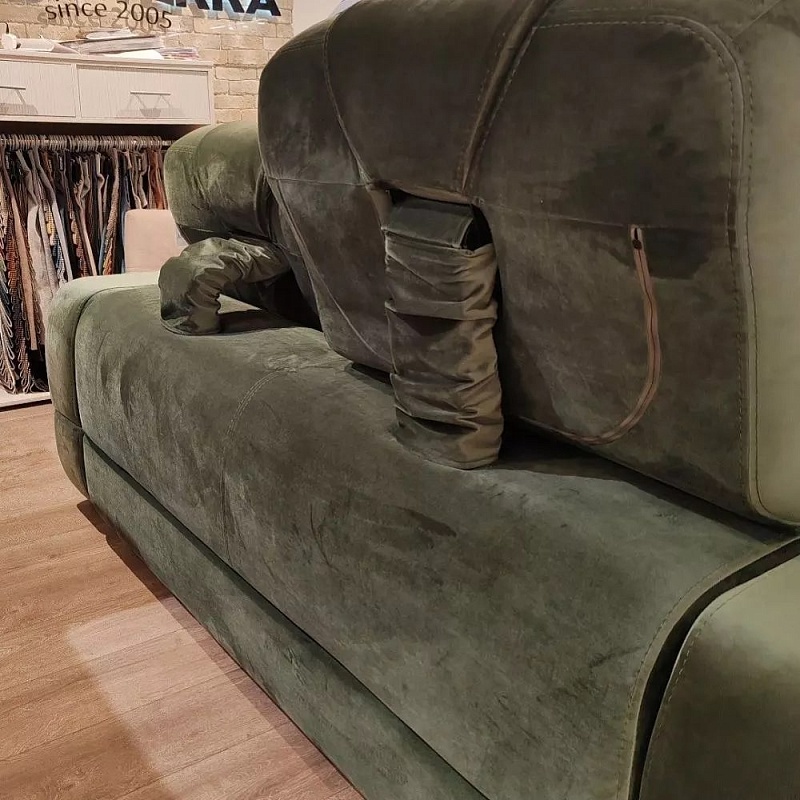 «Альфа Мини» прямой диван (зеленый) фото №7