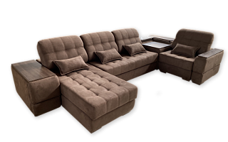 «Альфа Mini» модульный диван со столешницей