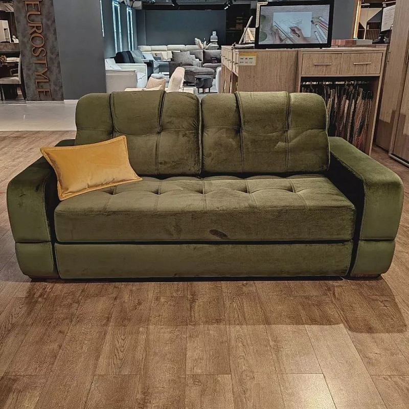 «Альфа Мини» прямой диван (зеленый) фото №2